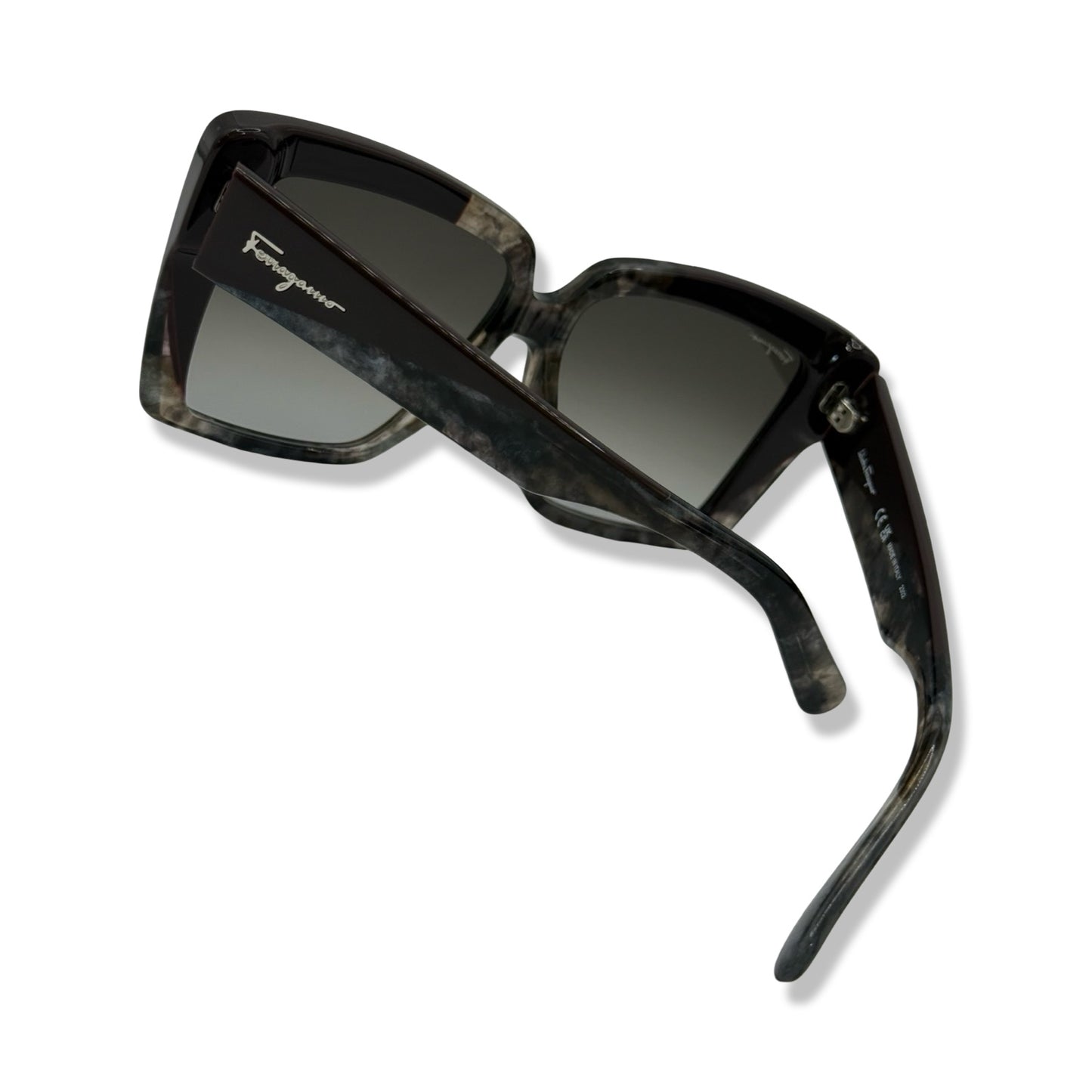 Pre-Owned Salvatore Ferragamo Marbled Sunglasses - FER1002