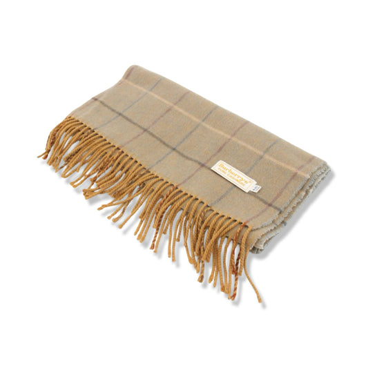 Pre-Owned Burberry Beige Check Cashmere Scarf - BB1051