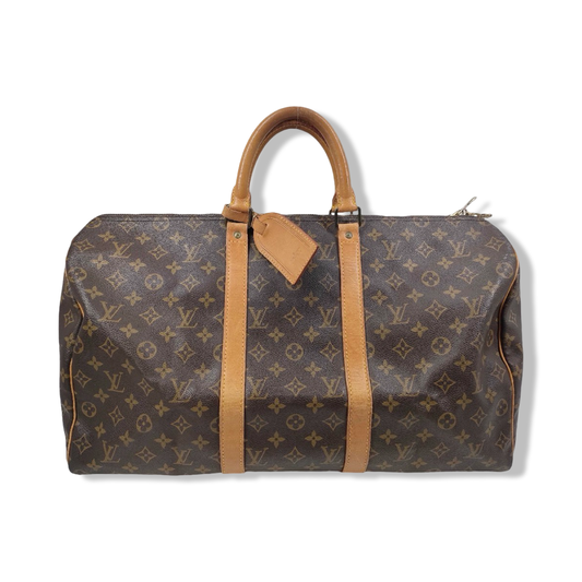 Pre-Owned Louis Vuitton Keepall 50 Monogram Canvas Travel Bag - LV2101
