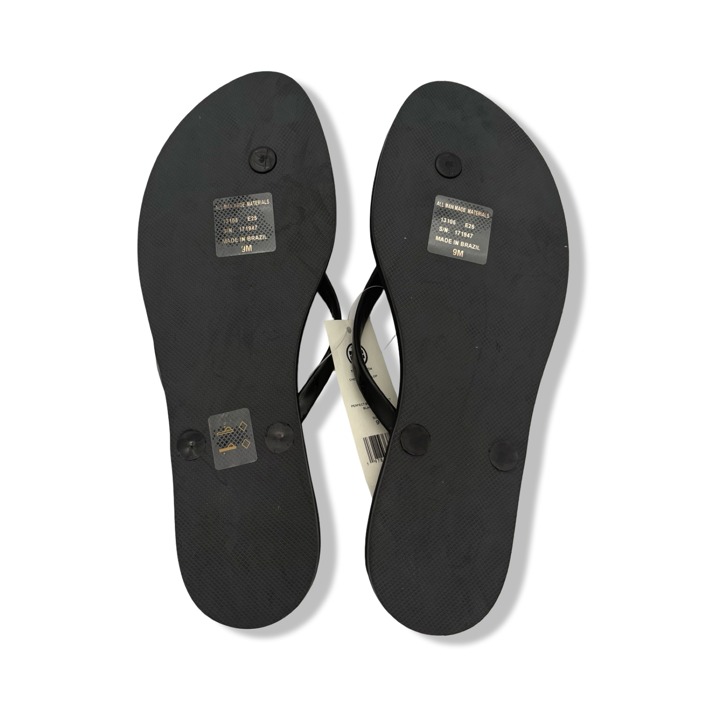 Pre-Owned Tory Burch Women's Chelsea Flip Flop Sandals 171947 (Perfect Black, US Footwear Size System, Adult, Women, Numeric, Medium, 9) - B0F9ZT5N3B