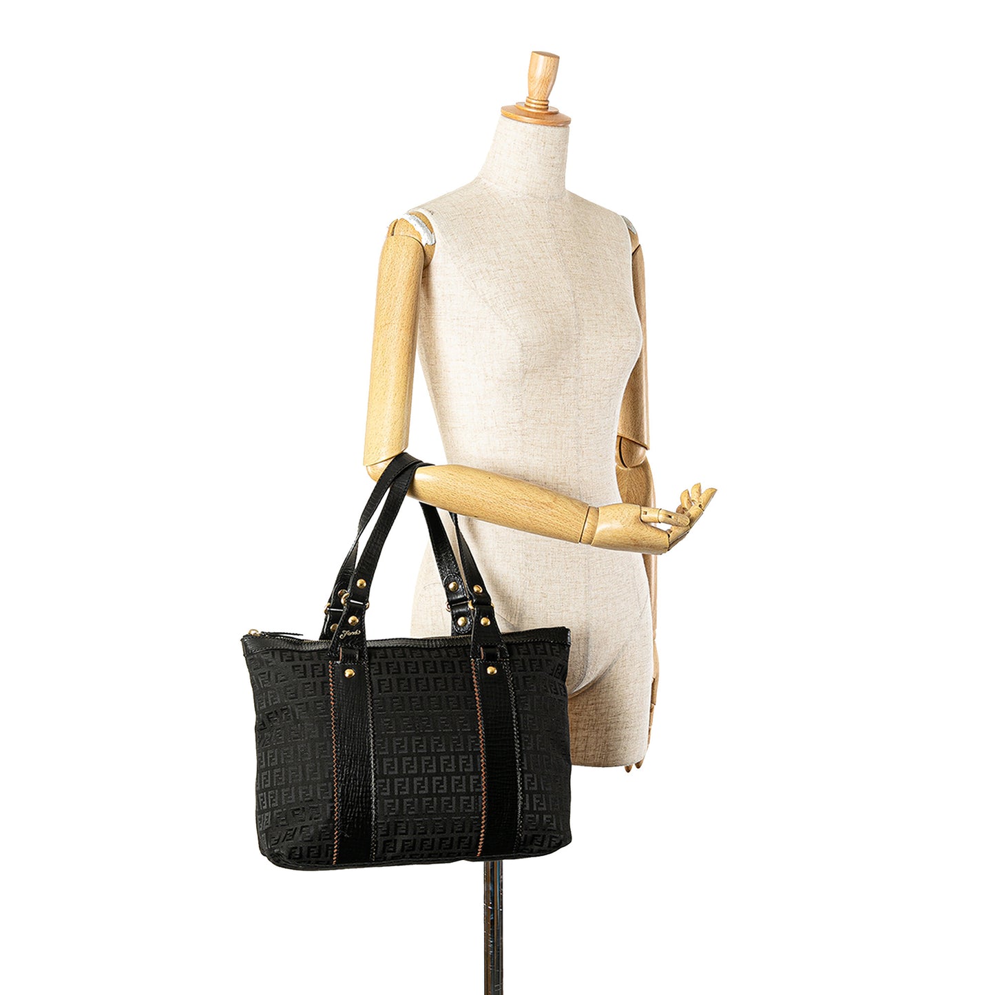 Pre-Owned Fendi Zucchino Canvas Handbag - FEN1019
