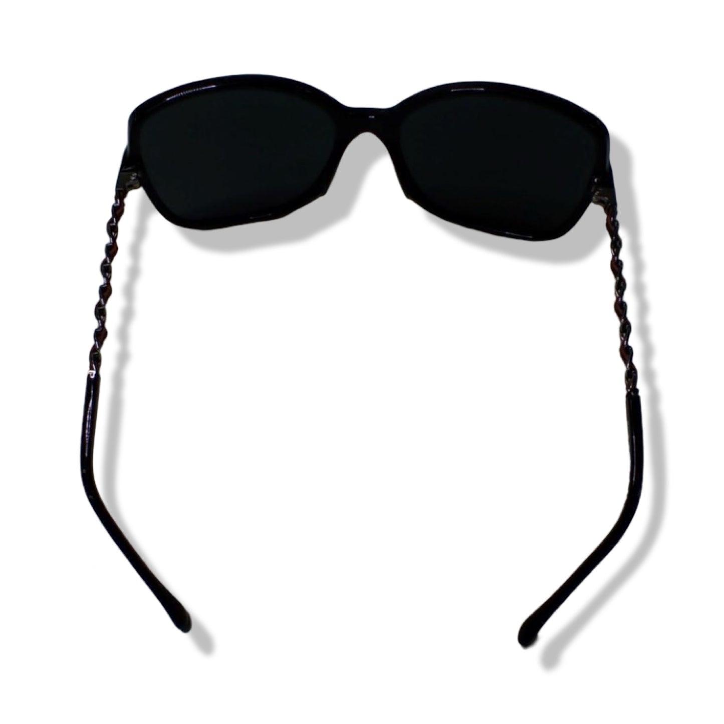 Pre-Owned Chanel Black Frame with Silver Hardware and Burgundy Leather - CH1021
