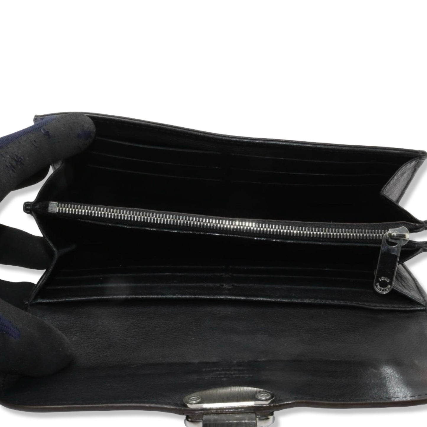 Pre-Owned Louis Vuitton Monogram Mahina Leather Long Wallet - LV1764