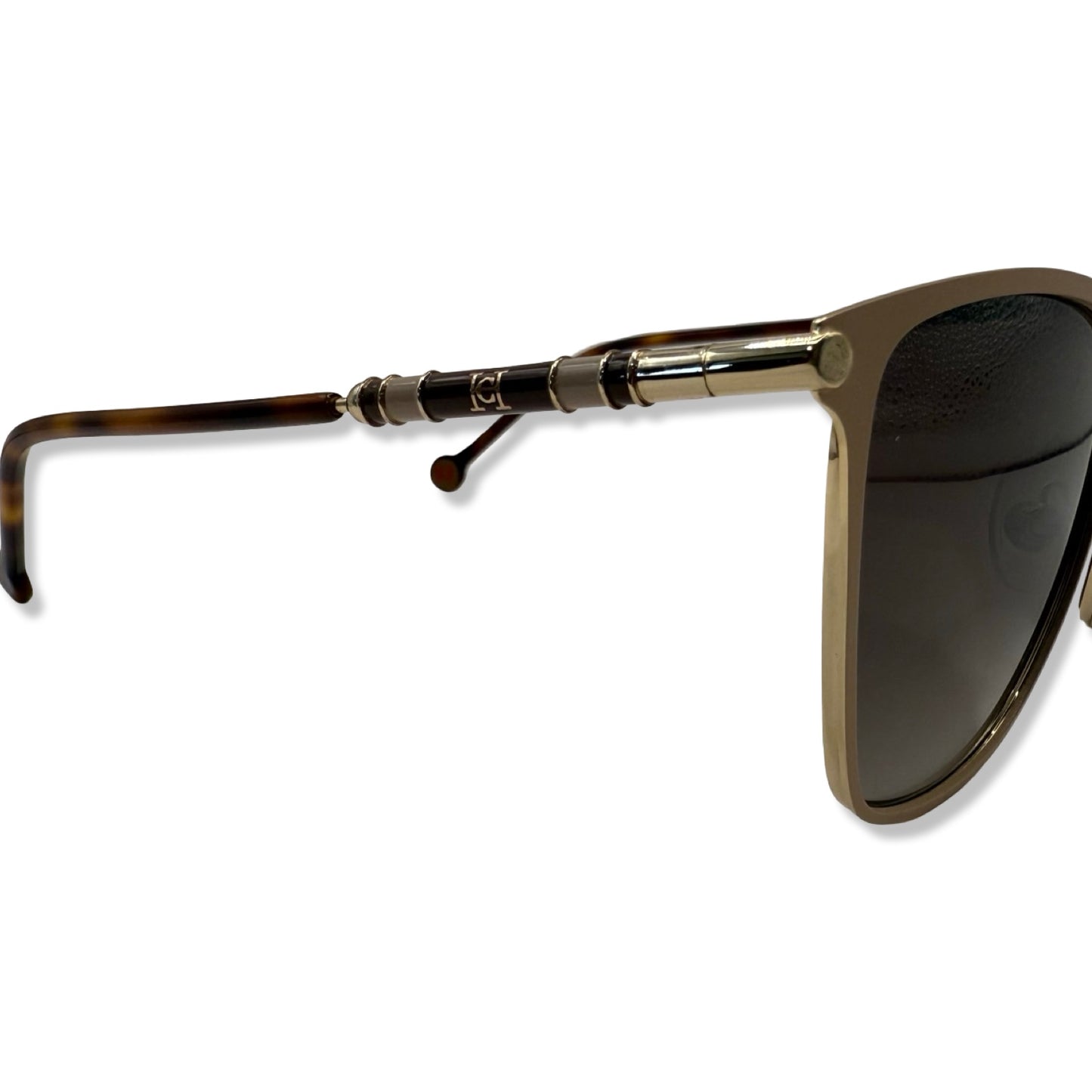 Pre-Owned Carolina Herrera Brown Tortoise Sunglasses - CAR1007