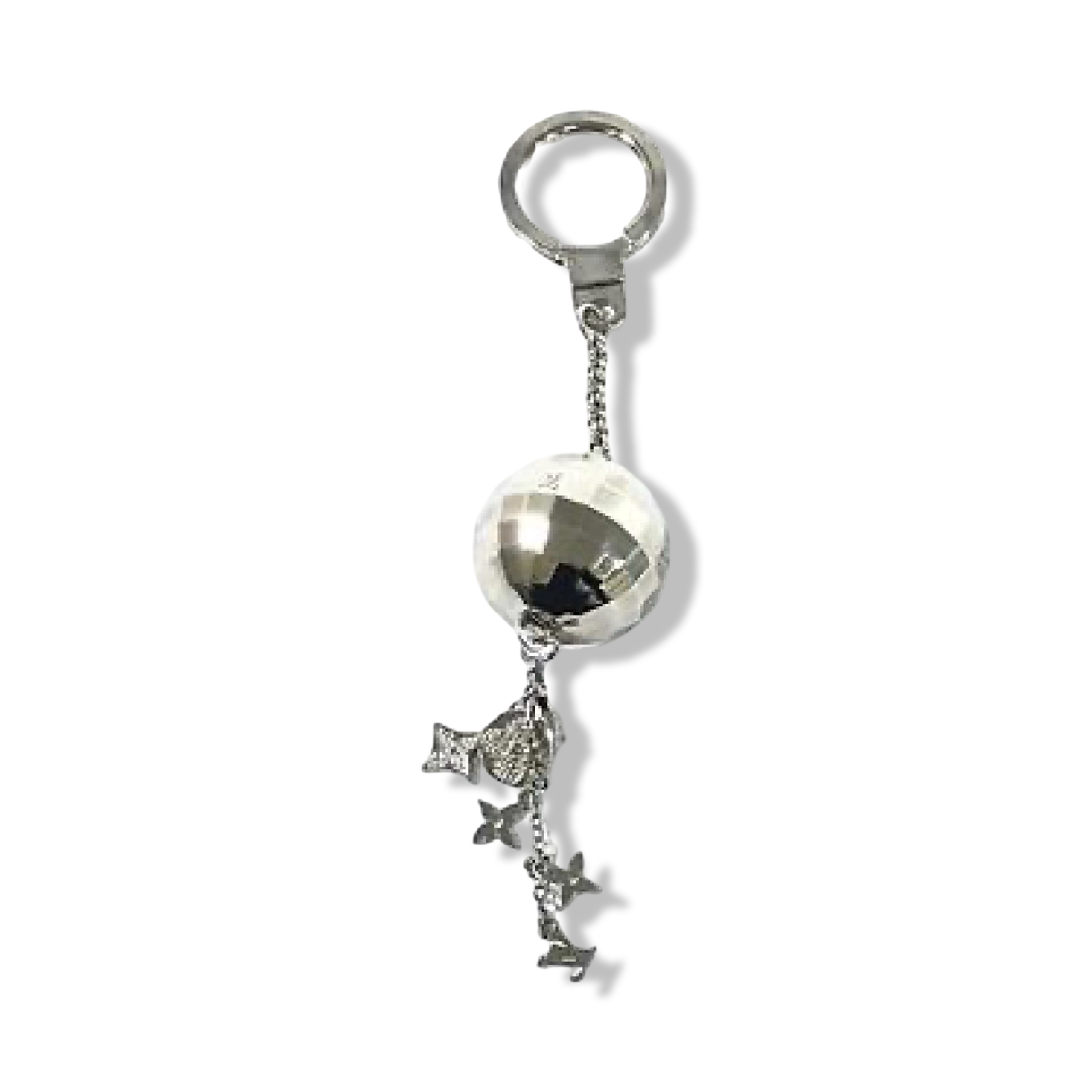 Pre-Owned Louis Vuitton Porte Cles Glitter Mirror Ball Charm - LV1979