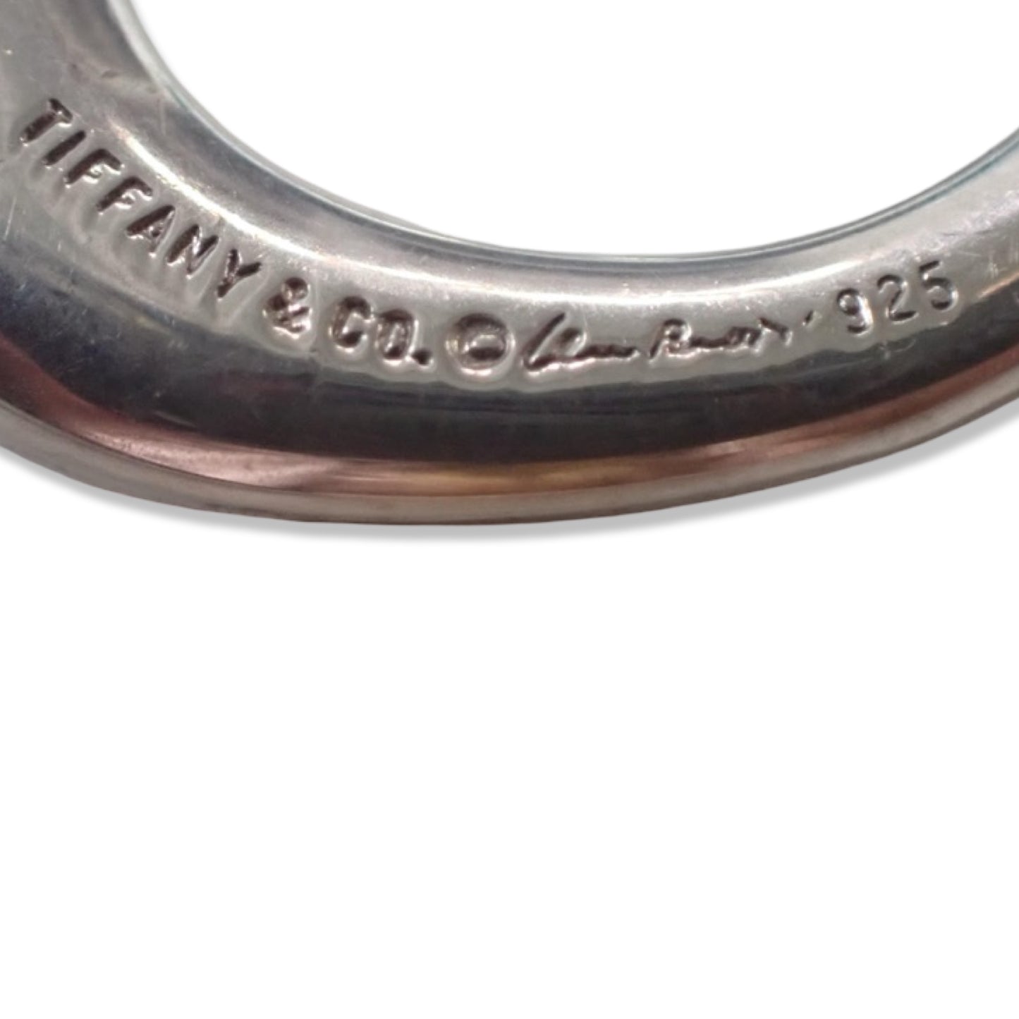 Pre-Owned Tiffany & Co. Open Heart Pendant Medium - 22mm wide - TIF1026