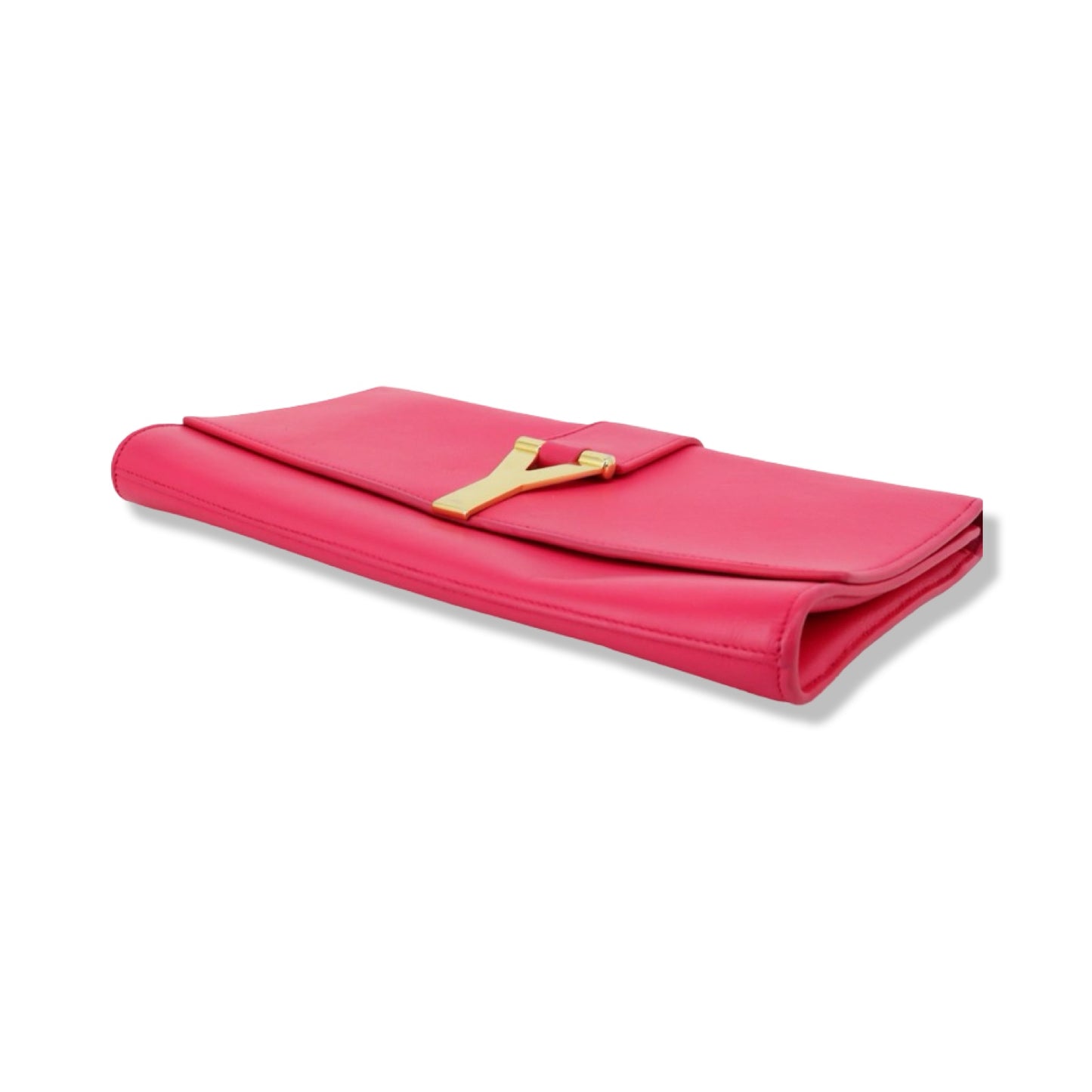 Pre-Owned Yves Saint Laurent Pink Leather Clutch - YSL1009