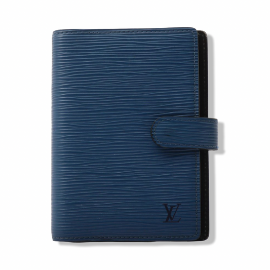 Pre-Owned Louis Vuitton Epi Leather Toledo Blue Small Ring Agenda Cover - LV2033