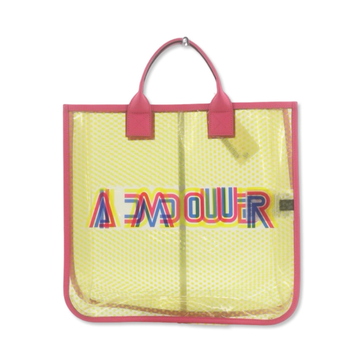 Pre-Owned Gucci Clear Vinyl Tote Bag - G1140