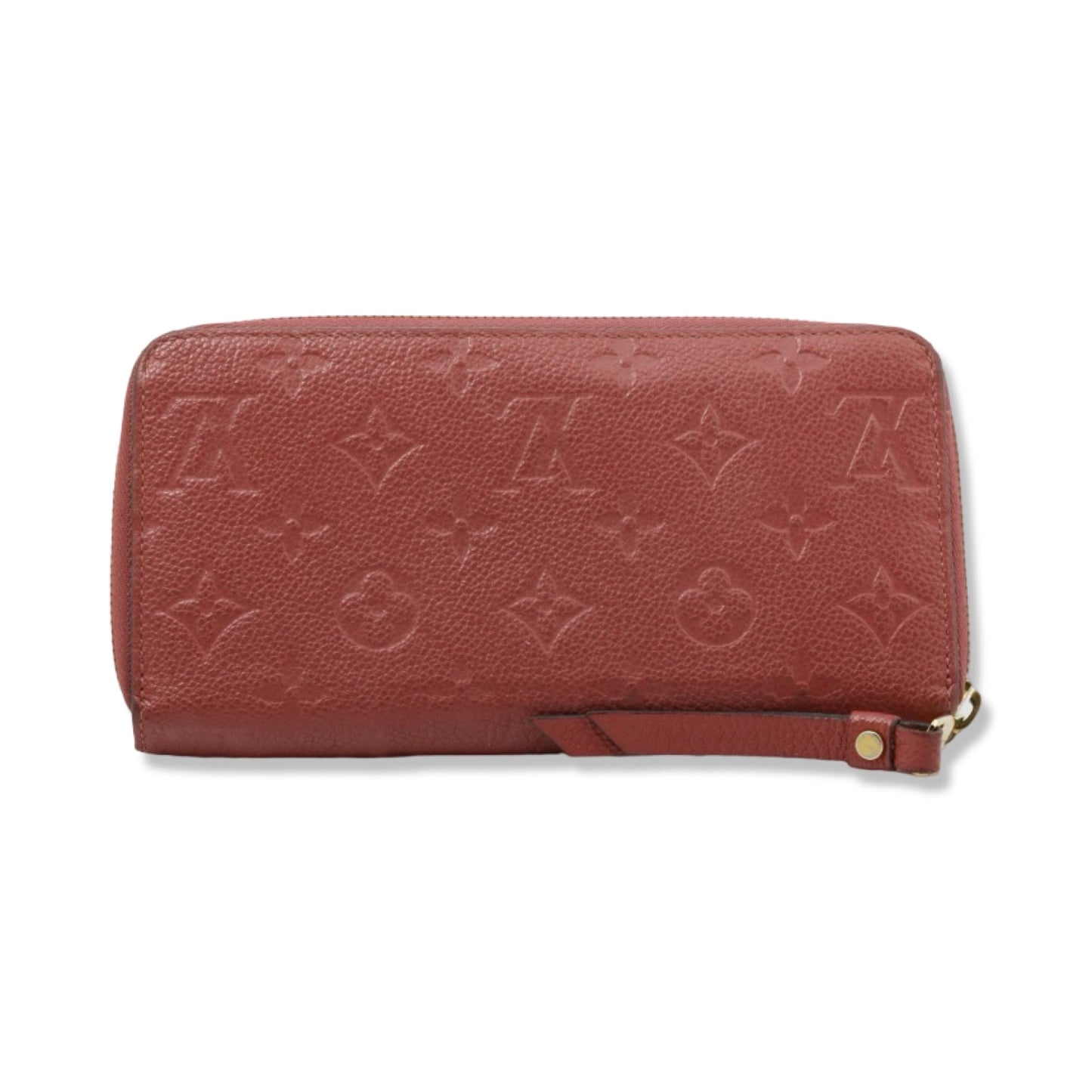 Pre-Owned Louis Vuitton Empreinte Leather Zippy Wallet Rose - LV1348