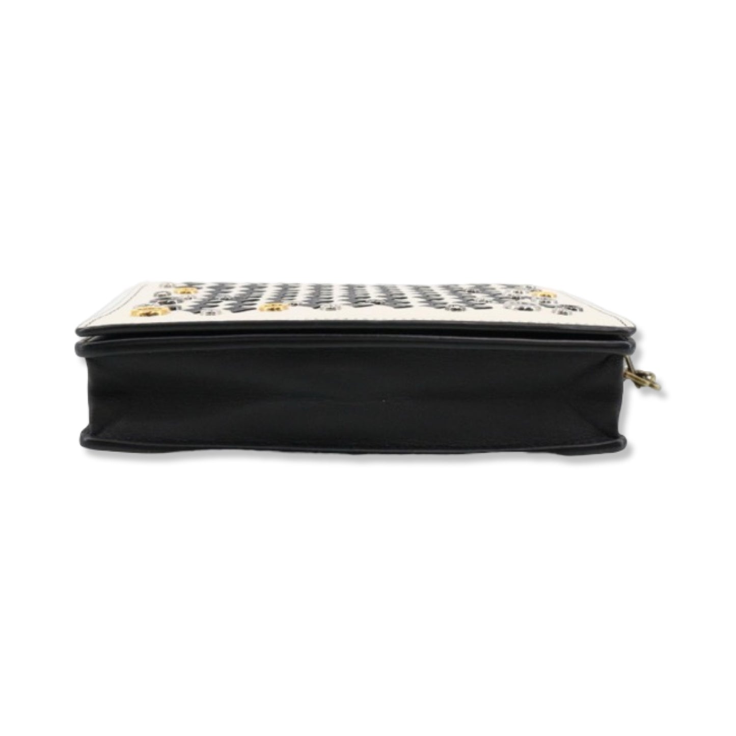 Pre-Owned Bottega Veneta Leather Intrecciato Chain Wallet - BV1006