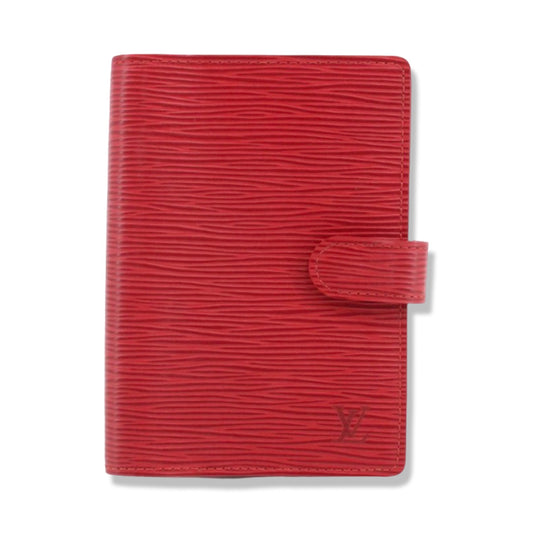 Pre-Owned Louis Vuitton Epi Leather Red Small Ring Agenda Cover - LV1929