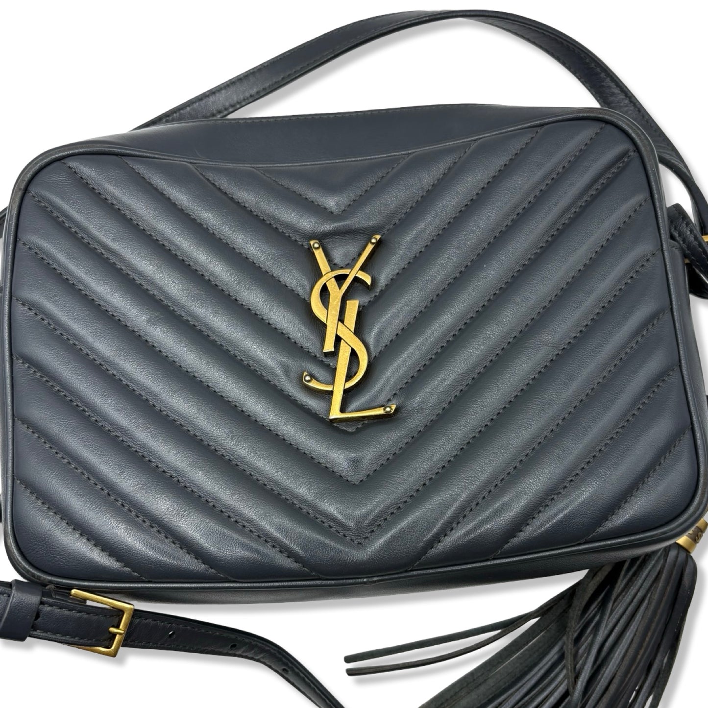 Pre-Owned Yves Saint Laurent Calfskin Leather Camera Bag Crossbody - YSL1022