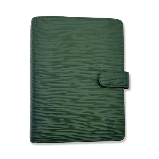 Pre-Owned Louis Vuitton Epi Leather Green Medium Ring Agenda - LV1861