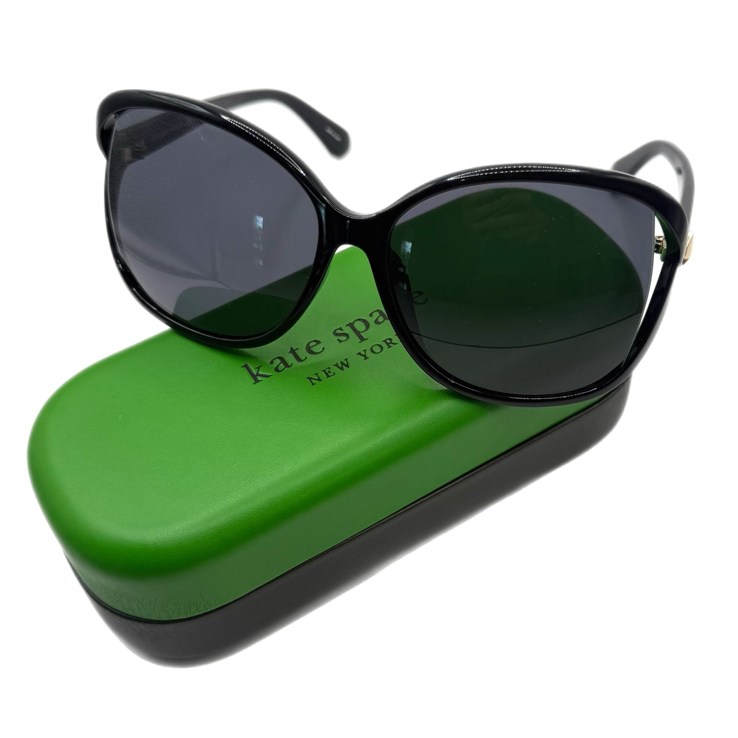 Pre-Owned Kate Spade Sunglasses with Gold Spade Logo - KS1009