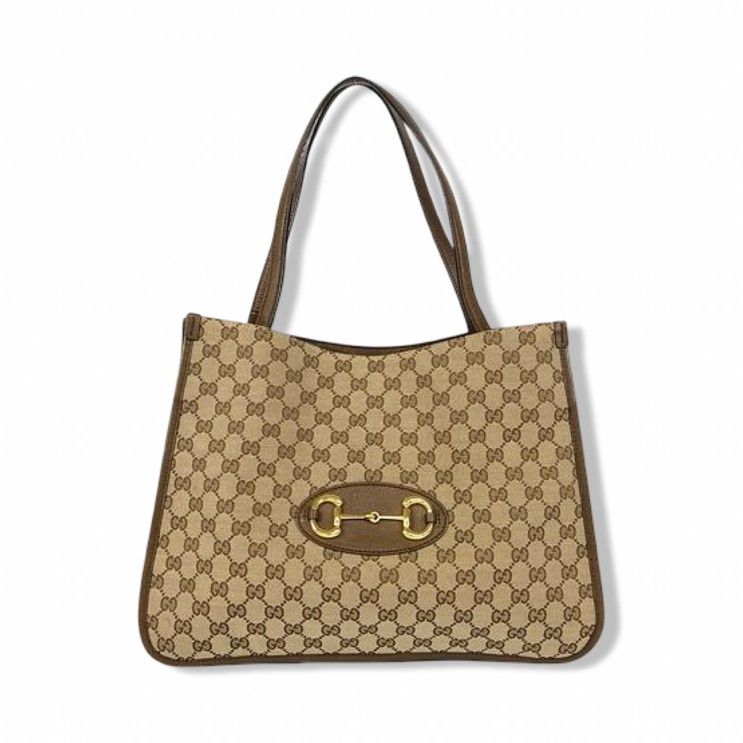 Pre-Owned Gucci Canvas Horsebit 1955 Tote Bag - G1196