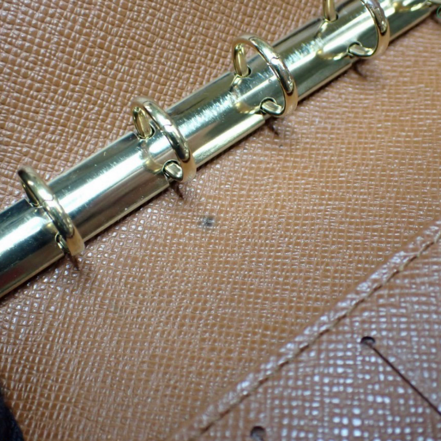 Pre-Owned Louis Vuitton Epi Leather Desert Fawn Small Ring Agenda Cover - LV2039
