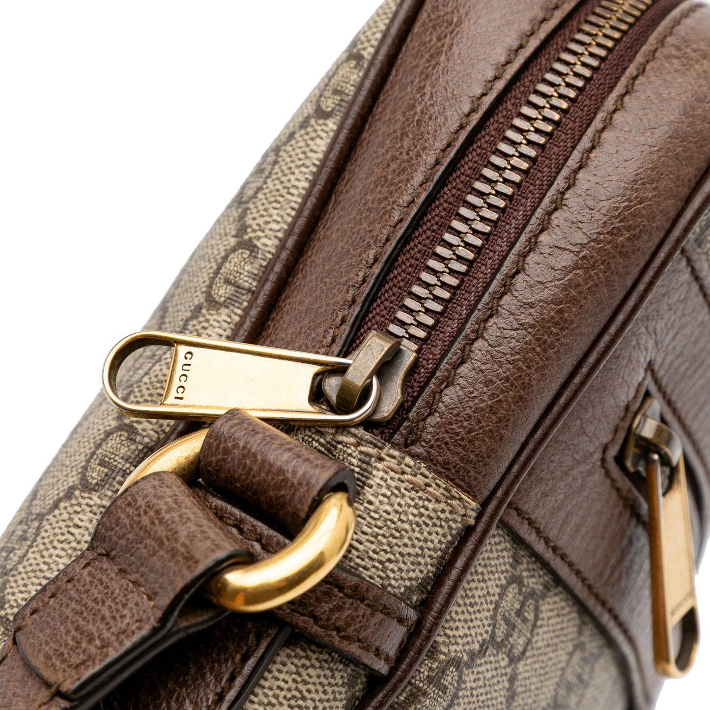 Pre-Owned Gucci Medium GG Supreme Canvas Ophidia Crossbody - G1069