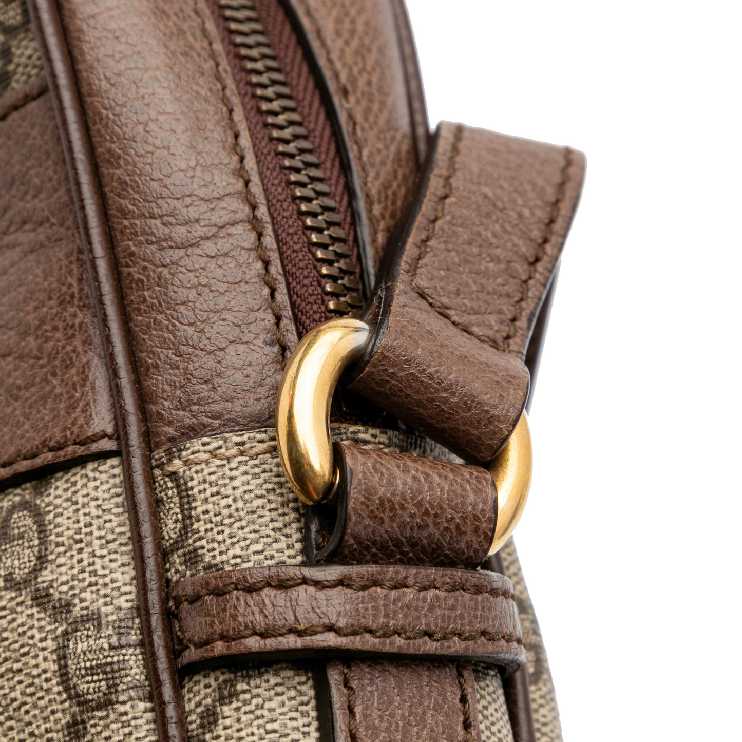 Pre-Owned Gucci Medium GG Supreme Canvas Ophidia Crossbody - G1069