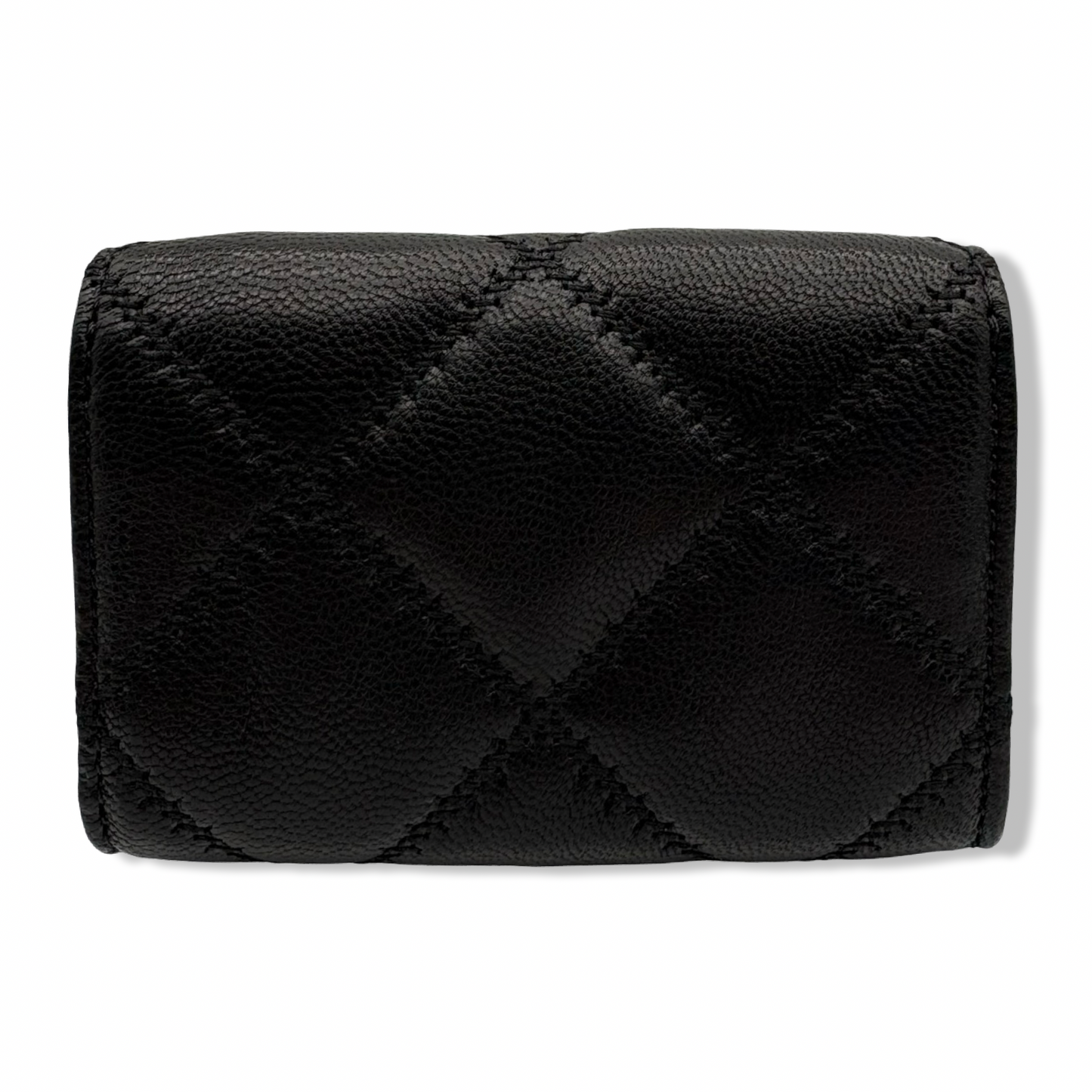 Pre-Owned Tory Burch Willa Black Leather Card Case