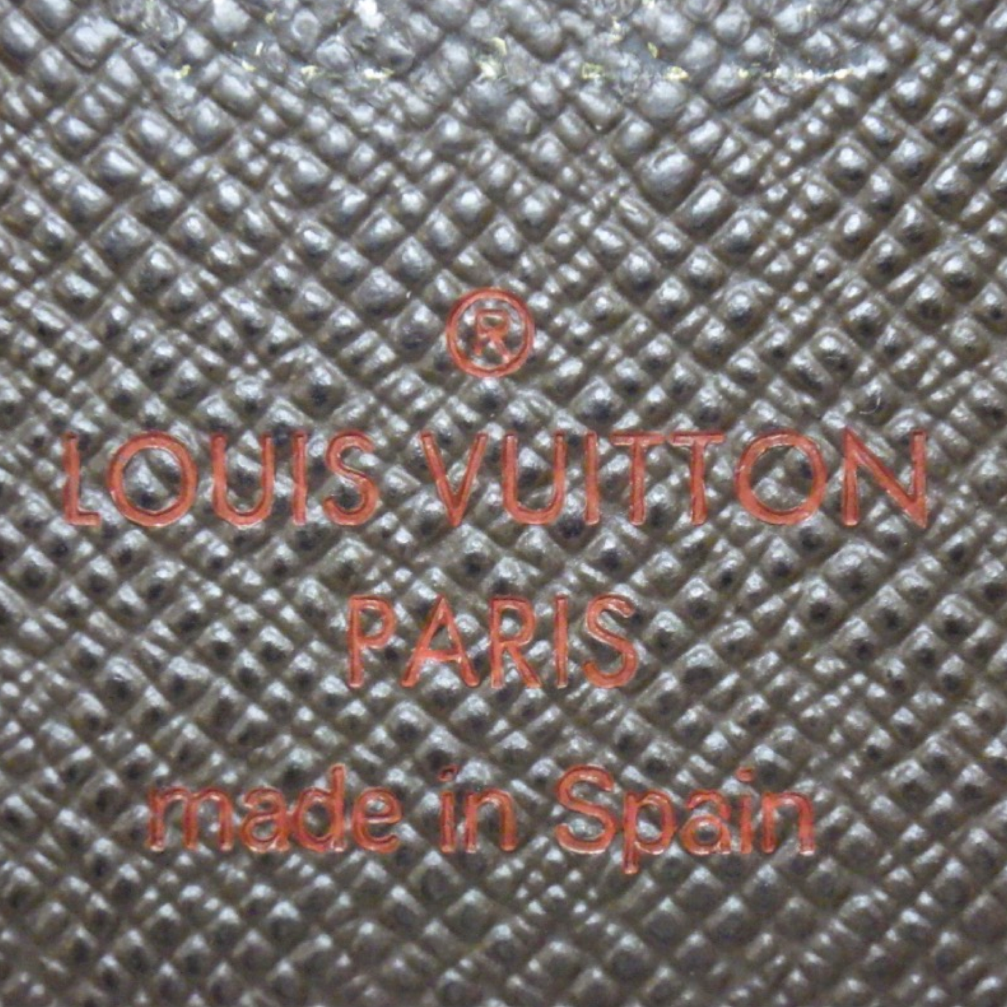 Pre-Owned Louis Vuitton Damier Ebene Canvas Long Wallet - With Initials - LV2041