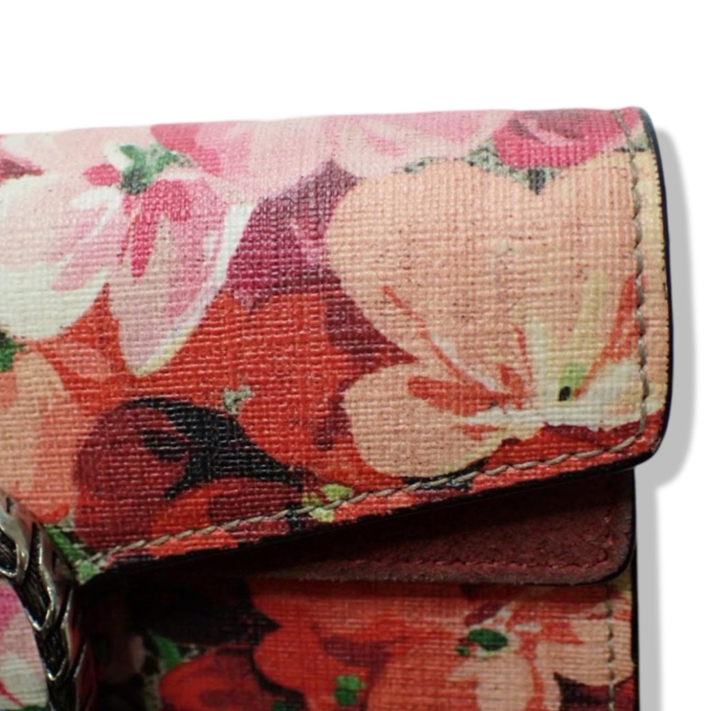 Pre-Owned Gucci GG Supreme Canvas Blooms Super Mini Crossbody
