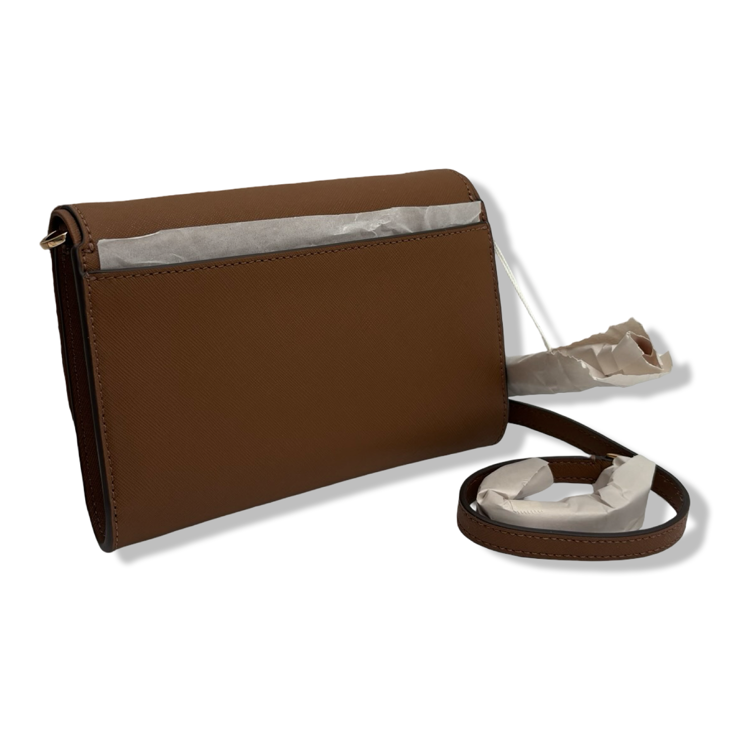 Pre-Owned Tory Burch Women's Emerson Chain Wallet Crossbody/Clutch Bag (Moose) - B0B5YRTLJV