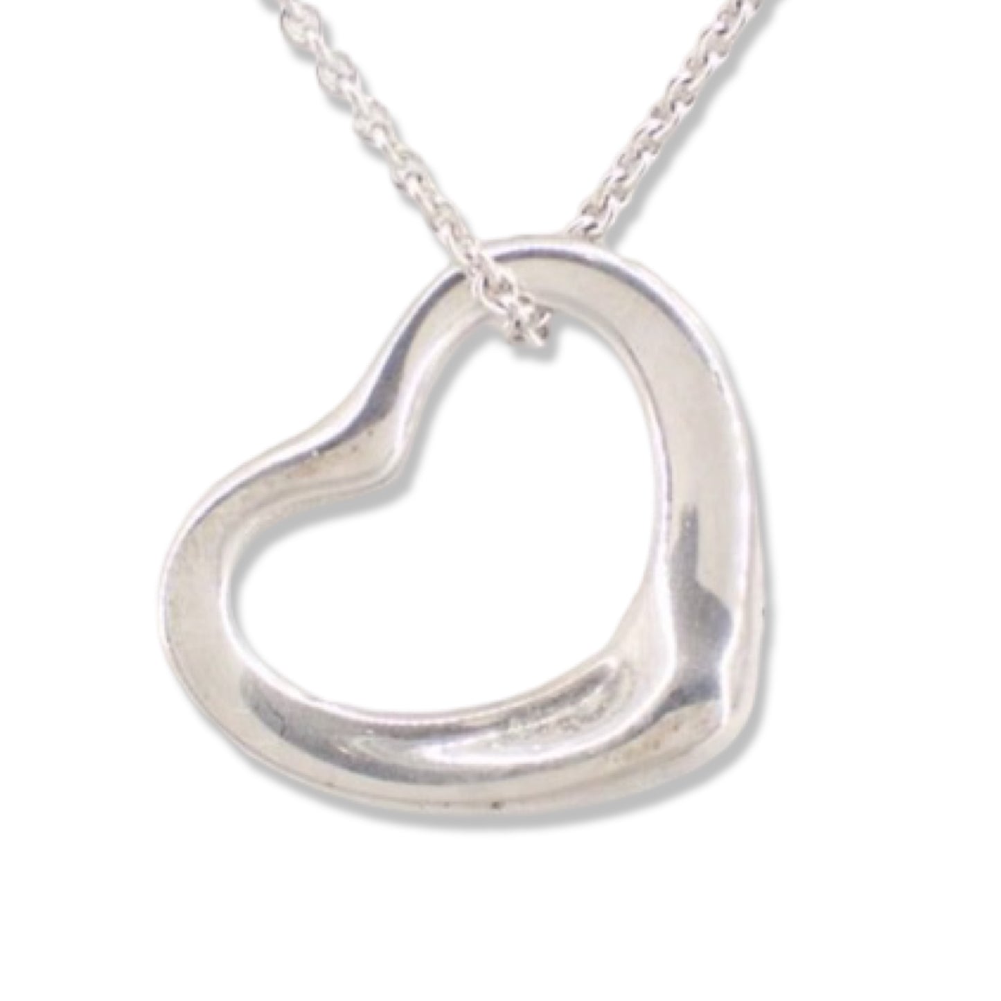 Pre-Owned Tiffany & Co. Open Heart Pendant Small - 16 mm wide - TIF1018