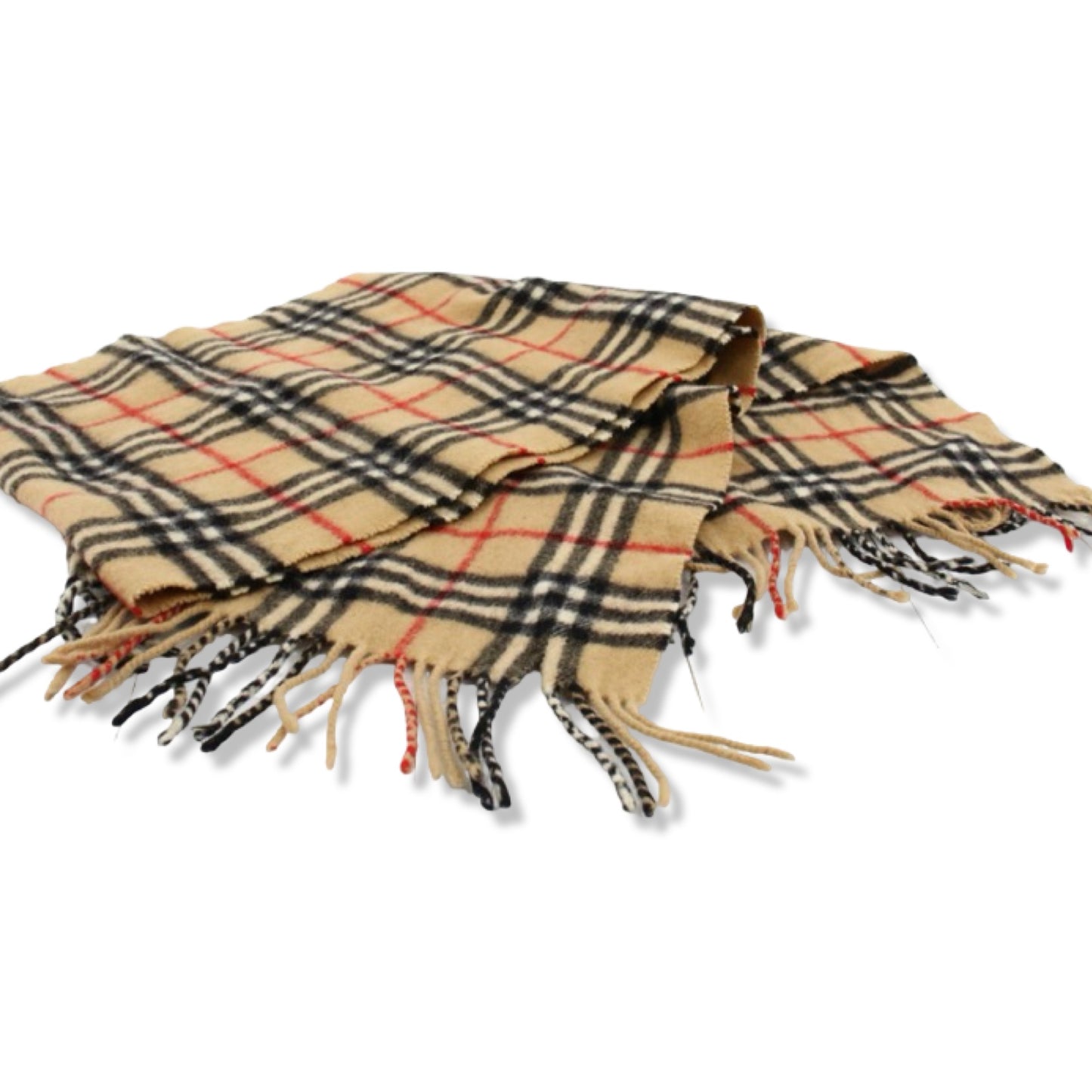 Pre-Owned Burberry House Check Lambswool Scarf - BB1047