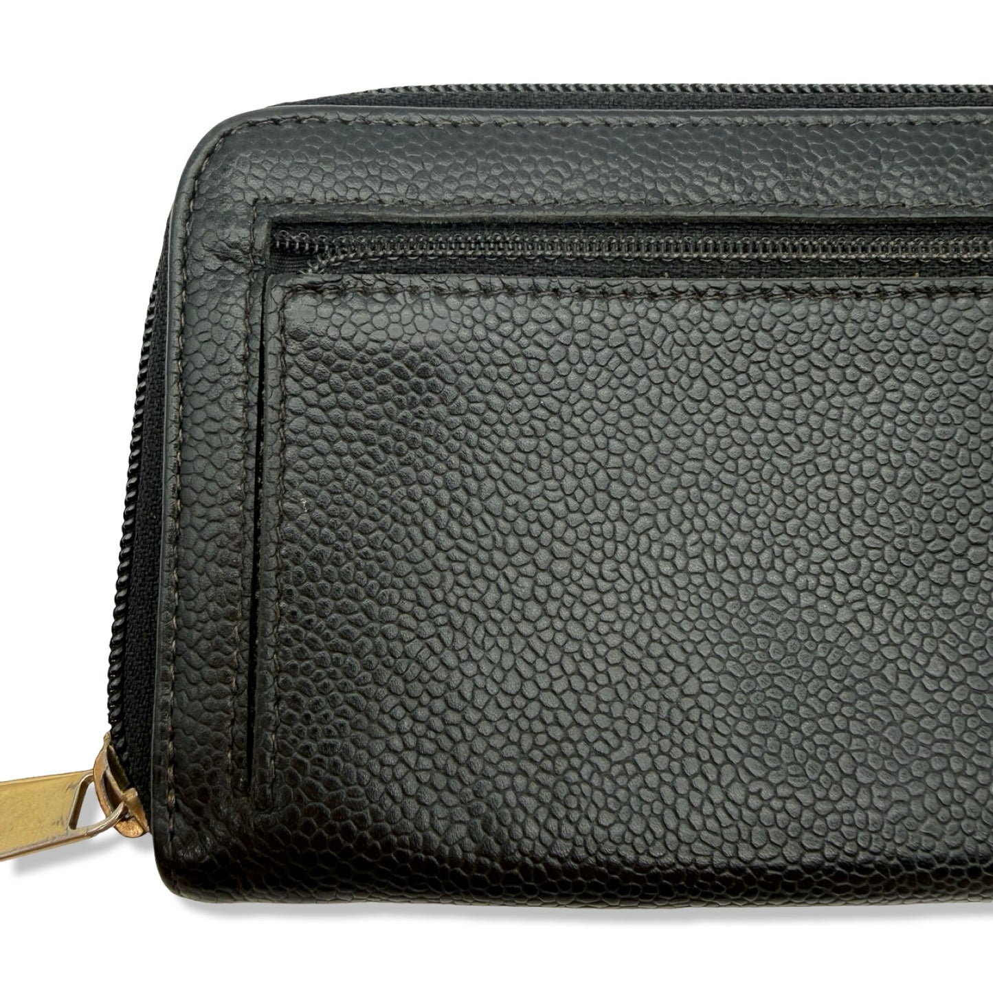 Pre-Owned Chanel Caviar Leather CoCo Mark Wallet - CH1062