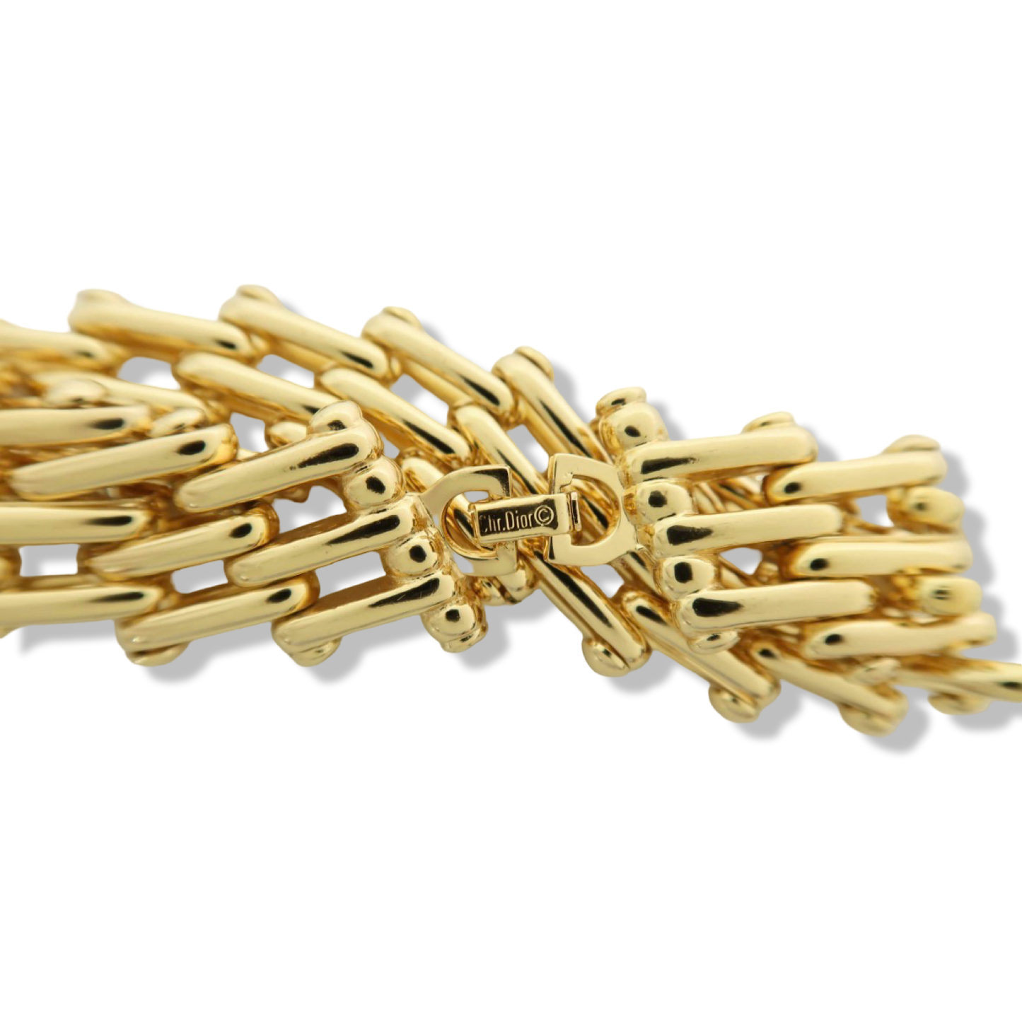 Pre-Owned Dior Gold Plated Link Bracelet - DIO1072