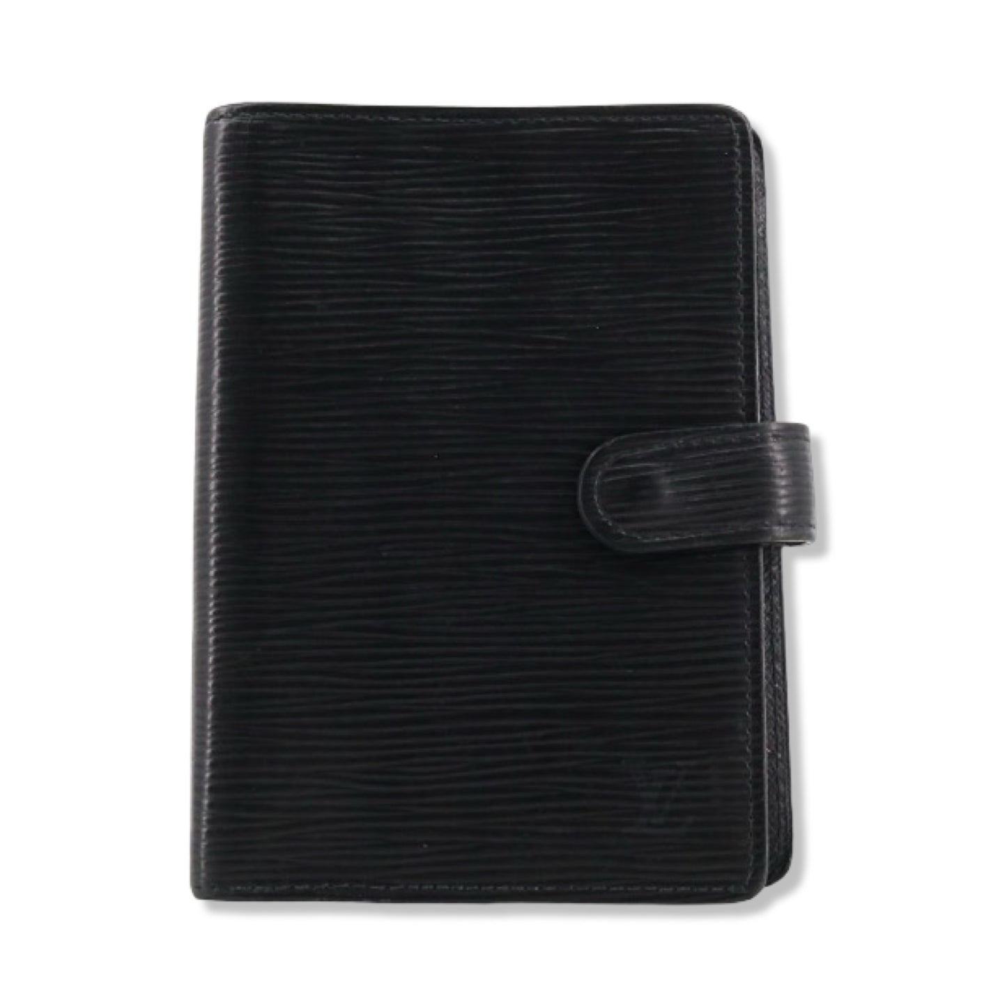 Pre-Owned Louis Vuitton Epi Leather Black Small Ring Agenda Cover - LV1993