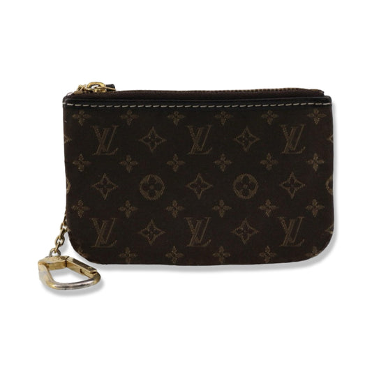 Pre-Owned Louis Vuitton Monogram MiniLin Canvas Pochette Cle Coin Key Pouch - LV1445