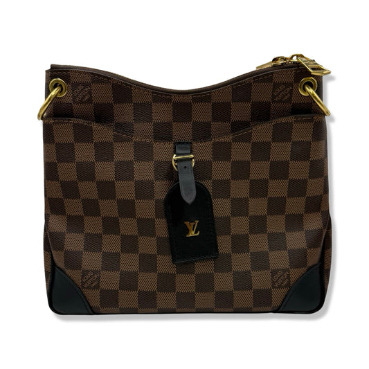 Pre-Owned Louis Vuitton Damier Ebene Odeon (New Model) MM Crossbody - LV1281