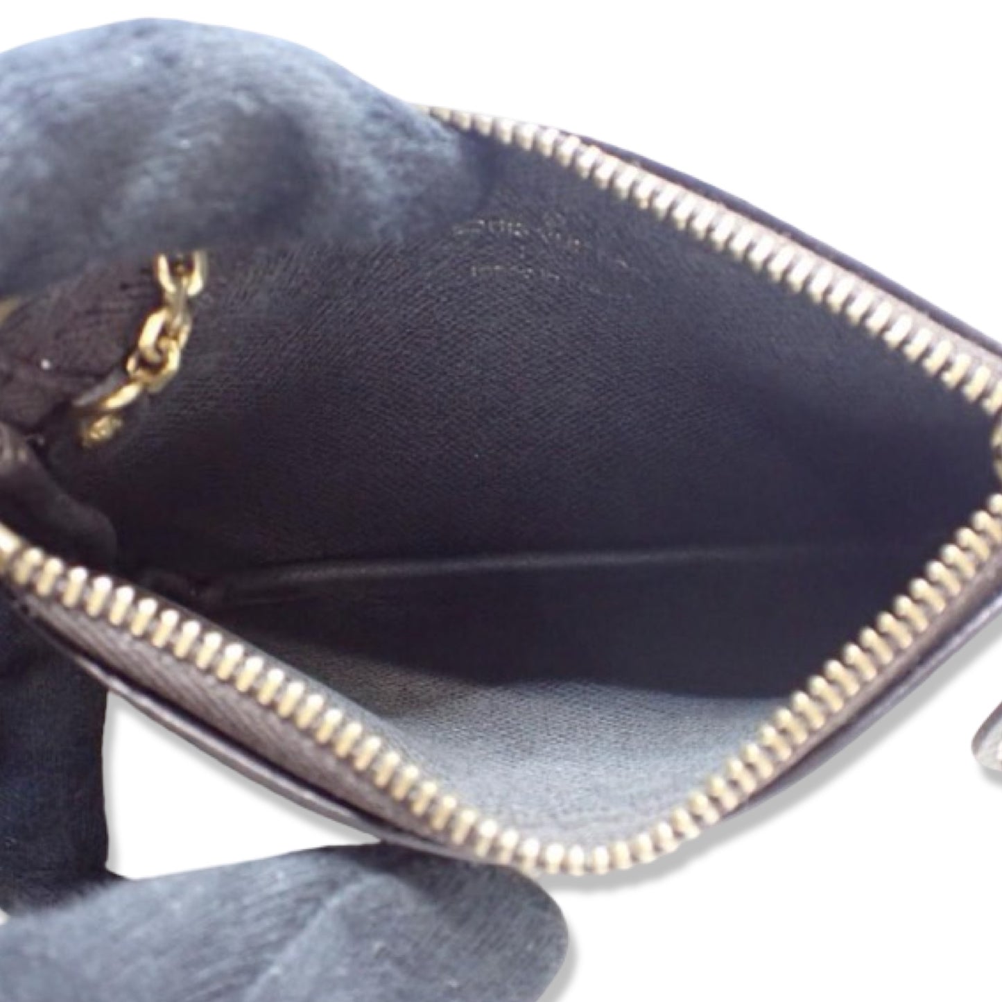 Pre-Owned Louis Vuitton Monogram MiniLin Canvas Pochette Cle Coin Key Pouch - LV1445