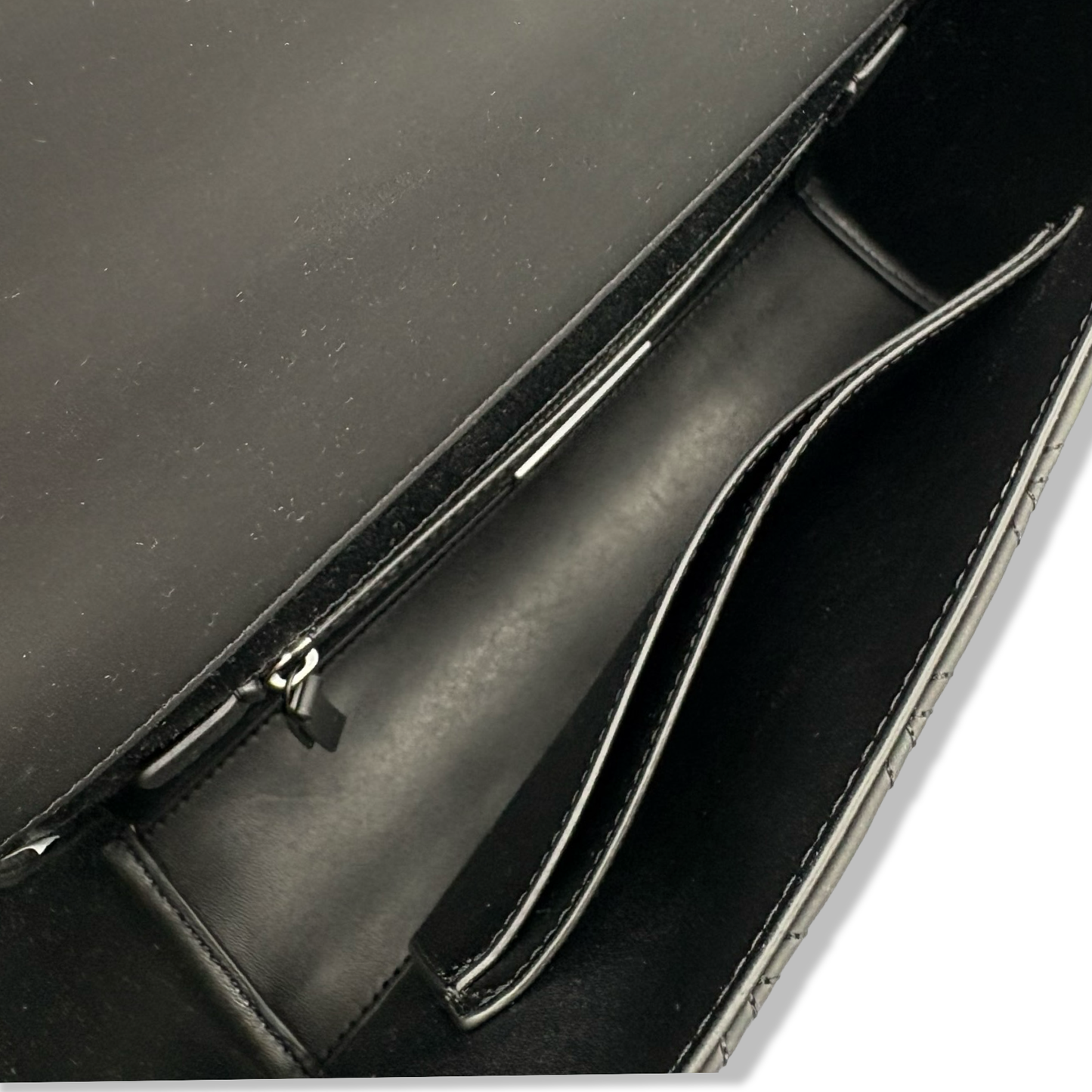 Pre-Owned Tory Burch Fleming Matte Convertible Shoulder Bag Black