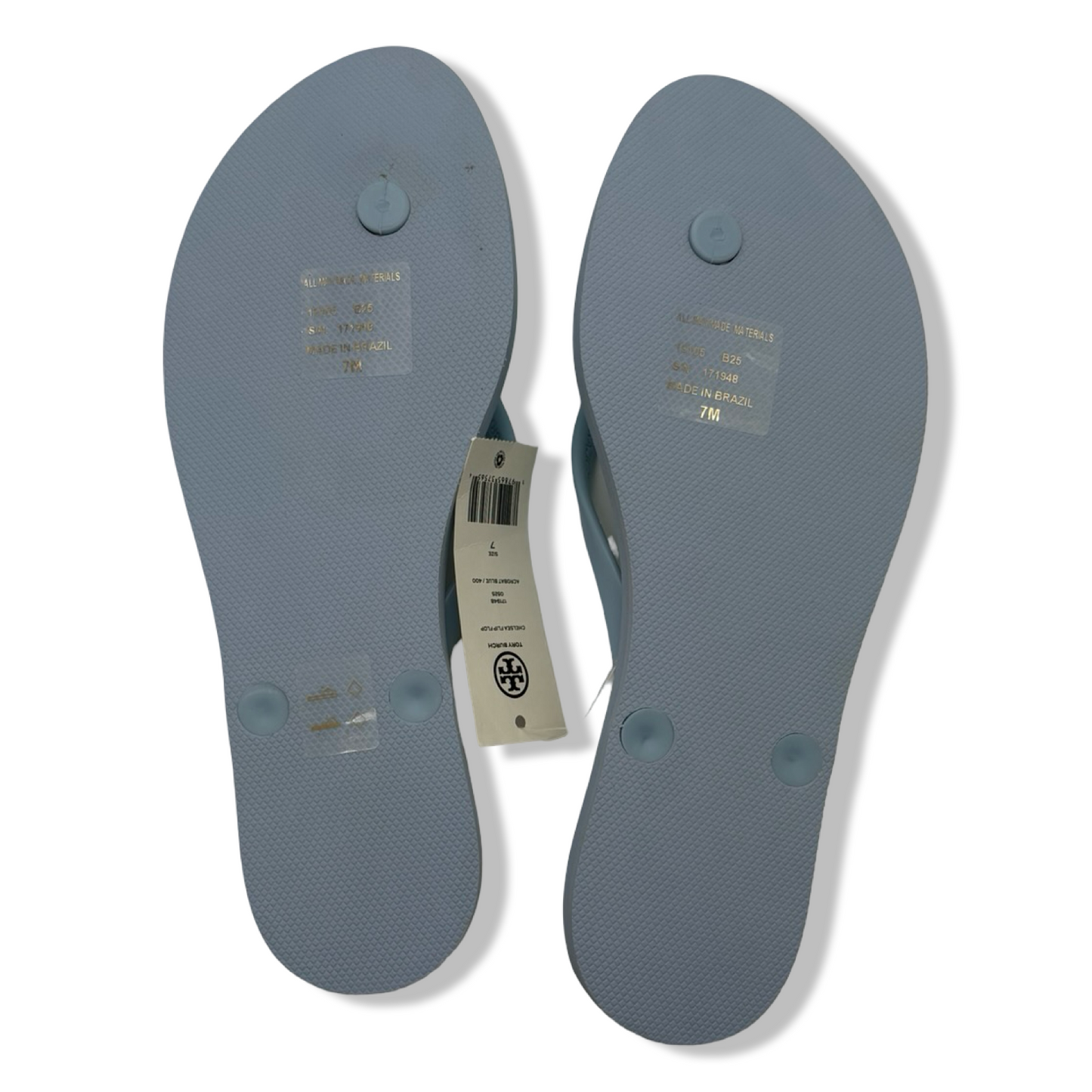 Pre-Owned Tory Burch Women's Chelsea Flip Flop Sandals 171948 (Acrobat Blue, US Footwear Size System, Adult, Women, Numeric, Medium, 7) - B0F63ZDMT4