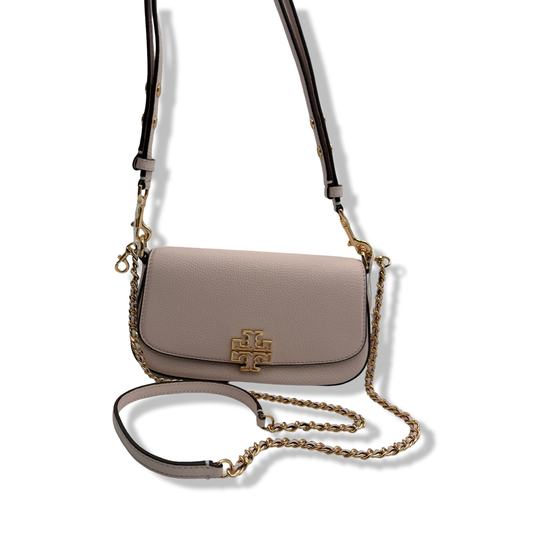 Pre-Owned Tory Burch Britten Convertible Crossbody Bag (Delicate Pink) - B0F4RPSMPT