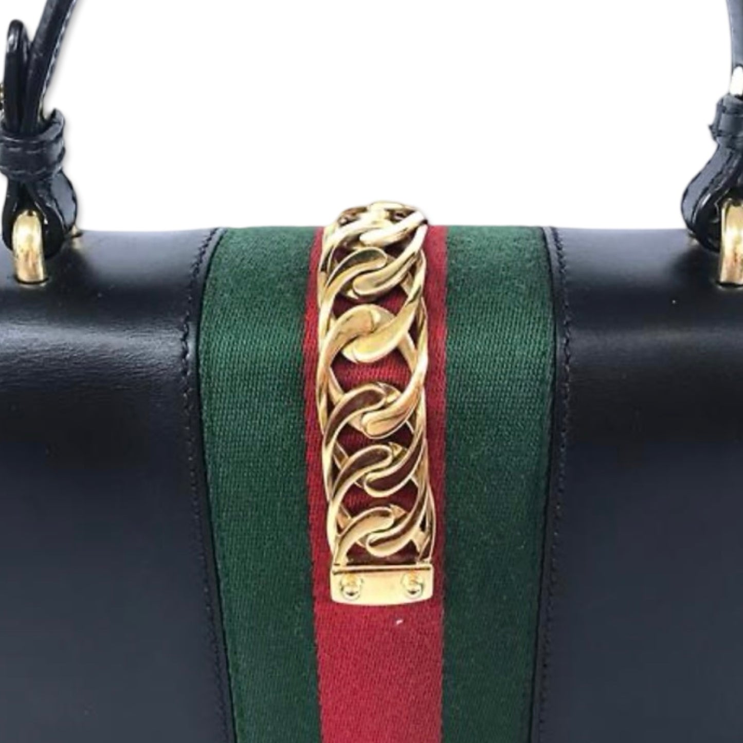 Pre-Owned Gucci Leather Sylvie Shoulder Bag - G1148