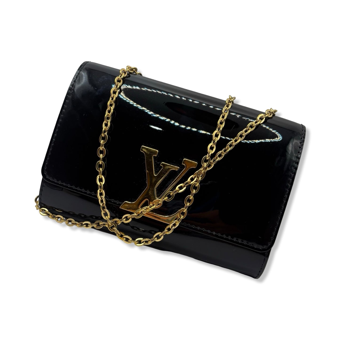 Pre-Owned Louis Vuitton Louise Chain Patent Leather - LV1774