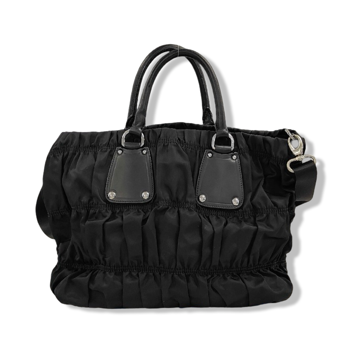 Pre-Owned Prada Nylon Black Crossbody - P1049