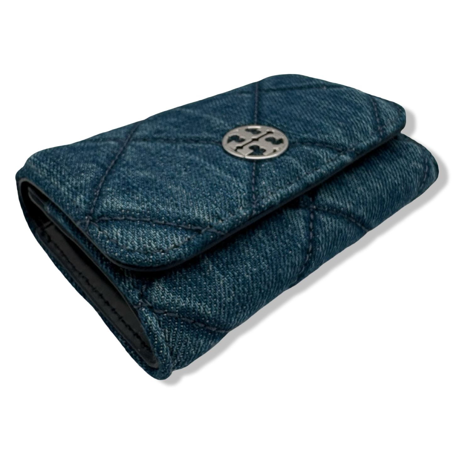 Pre-Owned Tory Burch Women's Denim Card Case