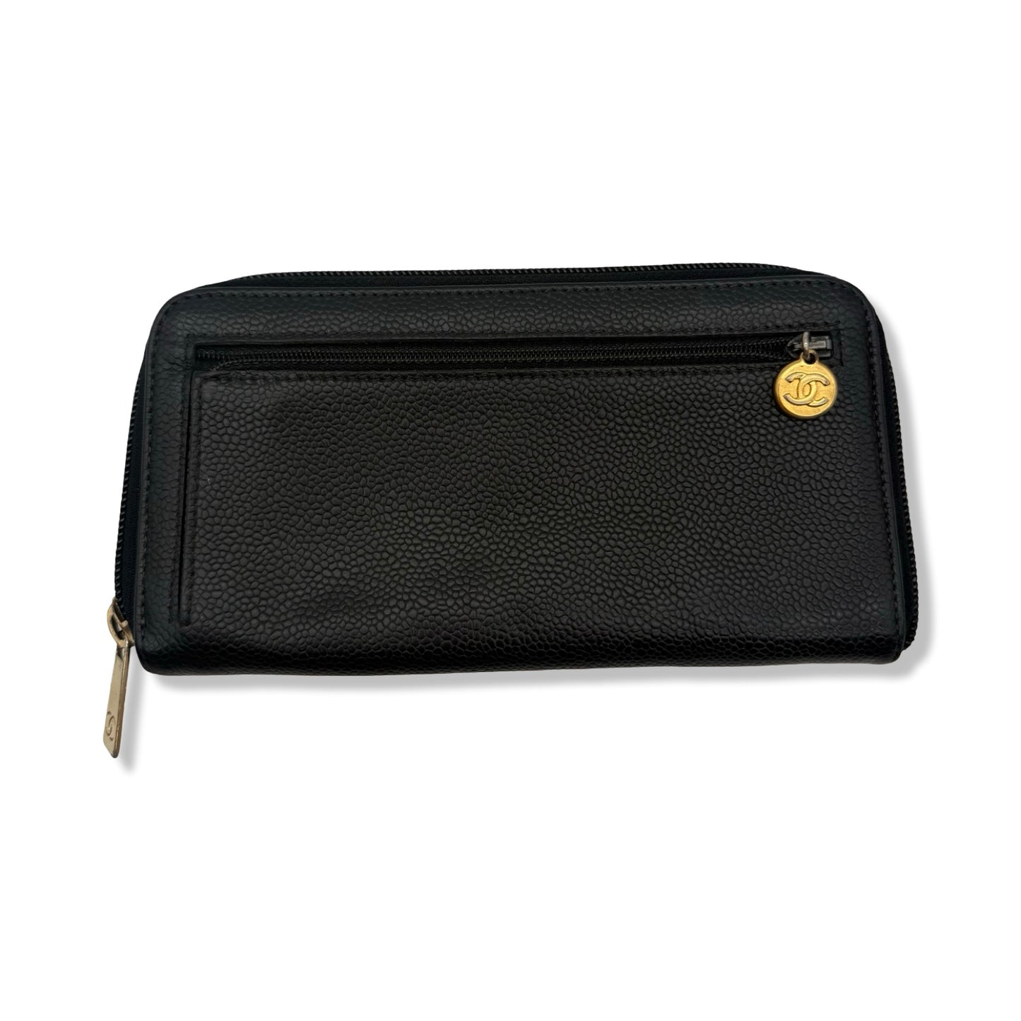 Pre-Owned Chanel Caviar Leather CoCo Mark Wallet - CH1062