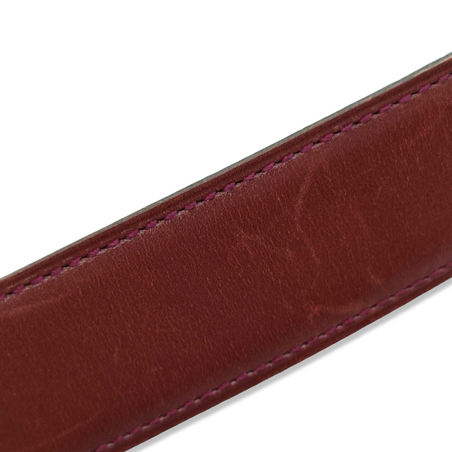Pre-Owned Hermes Constance Leather Belt - Size 75 - HER1026