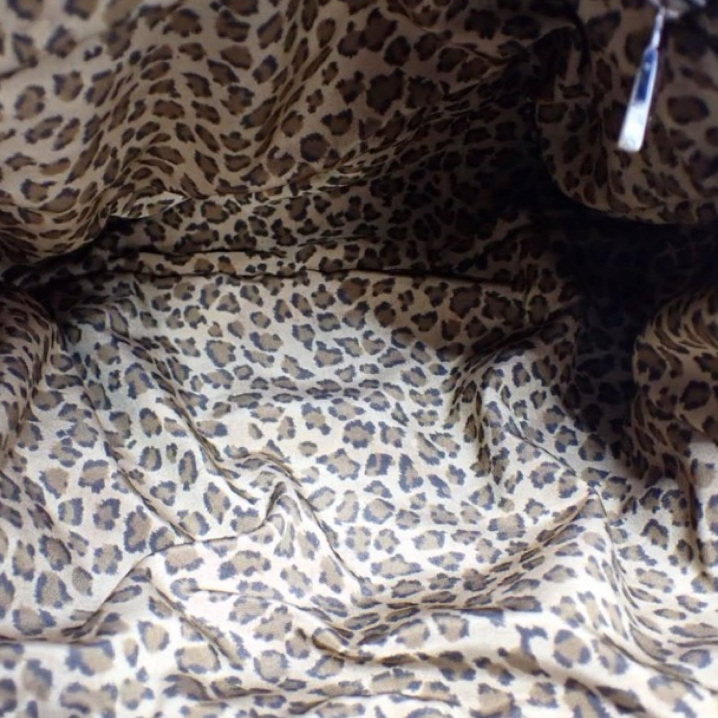 Pre-Owned Bottega Veneta Black and Leopard Tote - BV1004