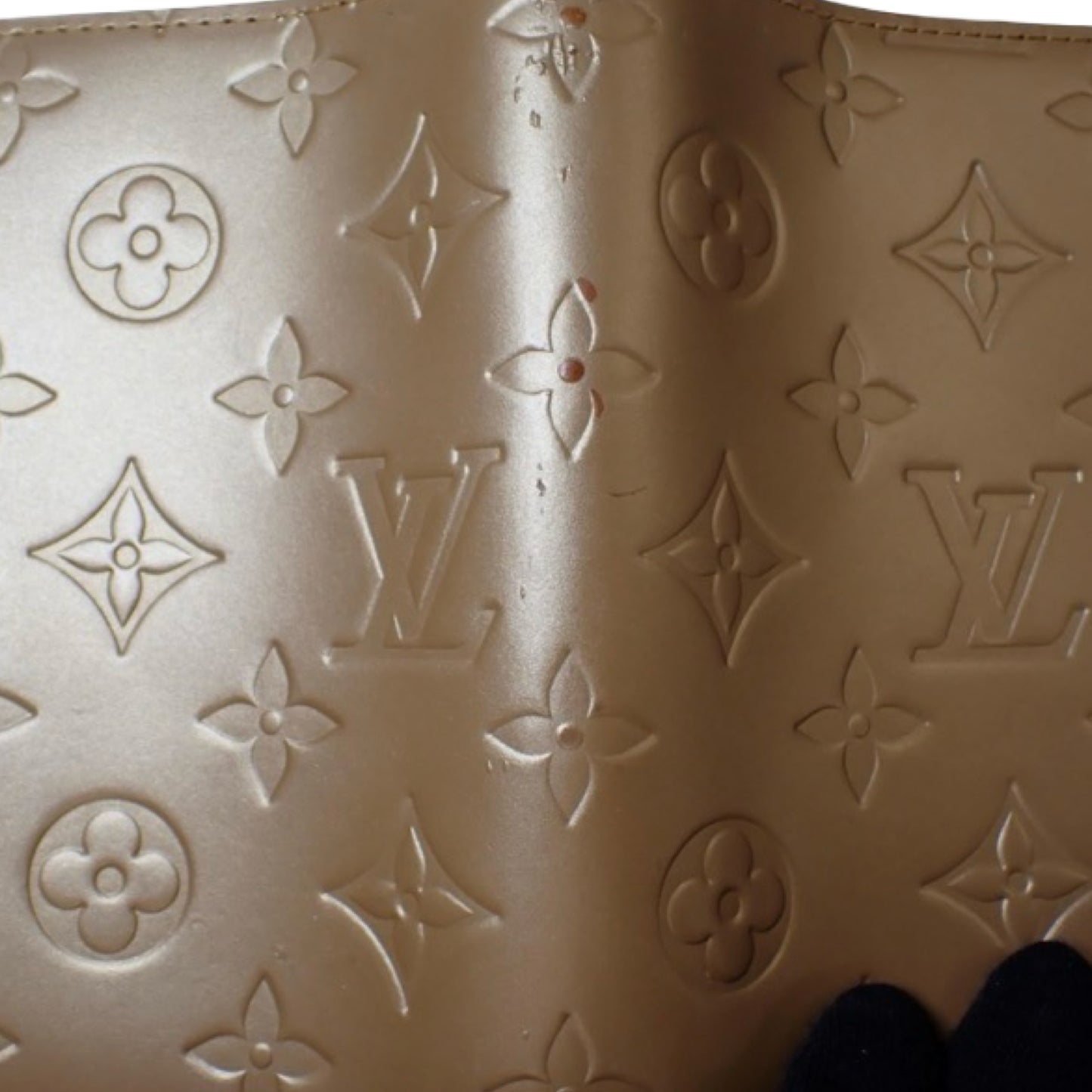 Pre-Owned Louis Vuitton Monogram Vernis Mat Leather Small Ring Agenda Cover - LV1667