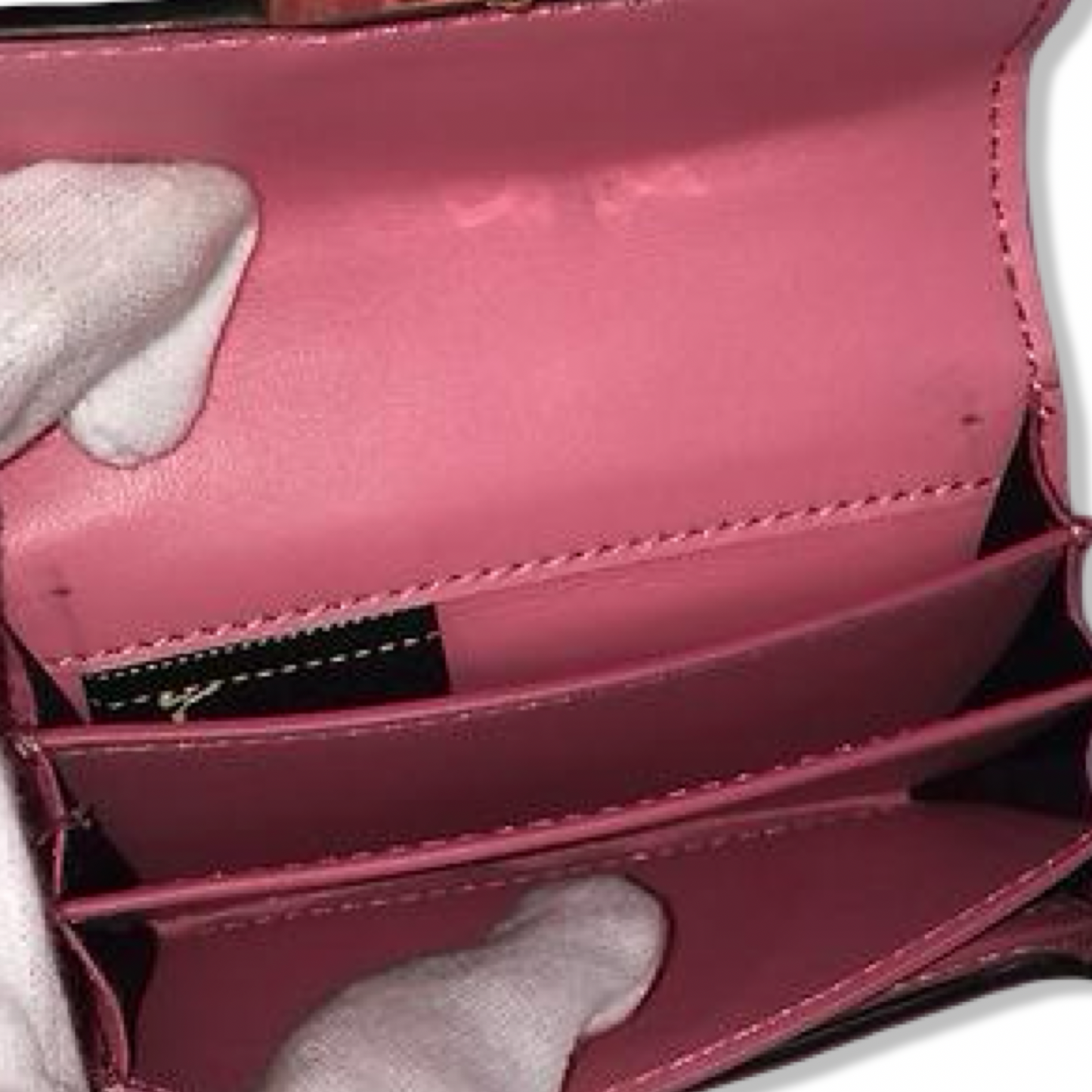 Pre-Owned Fendi Nappa Leather Baguette Card Case - FEN1037