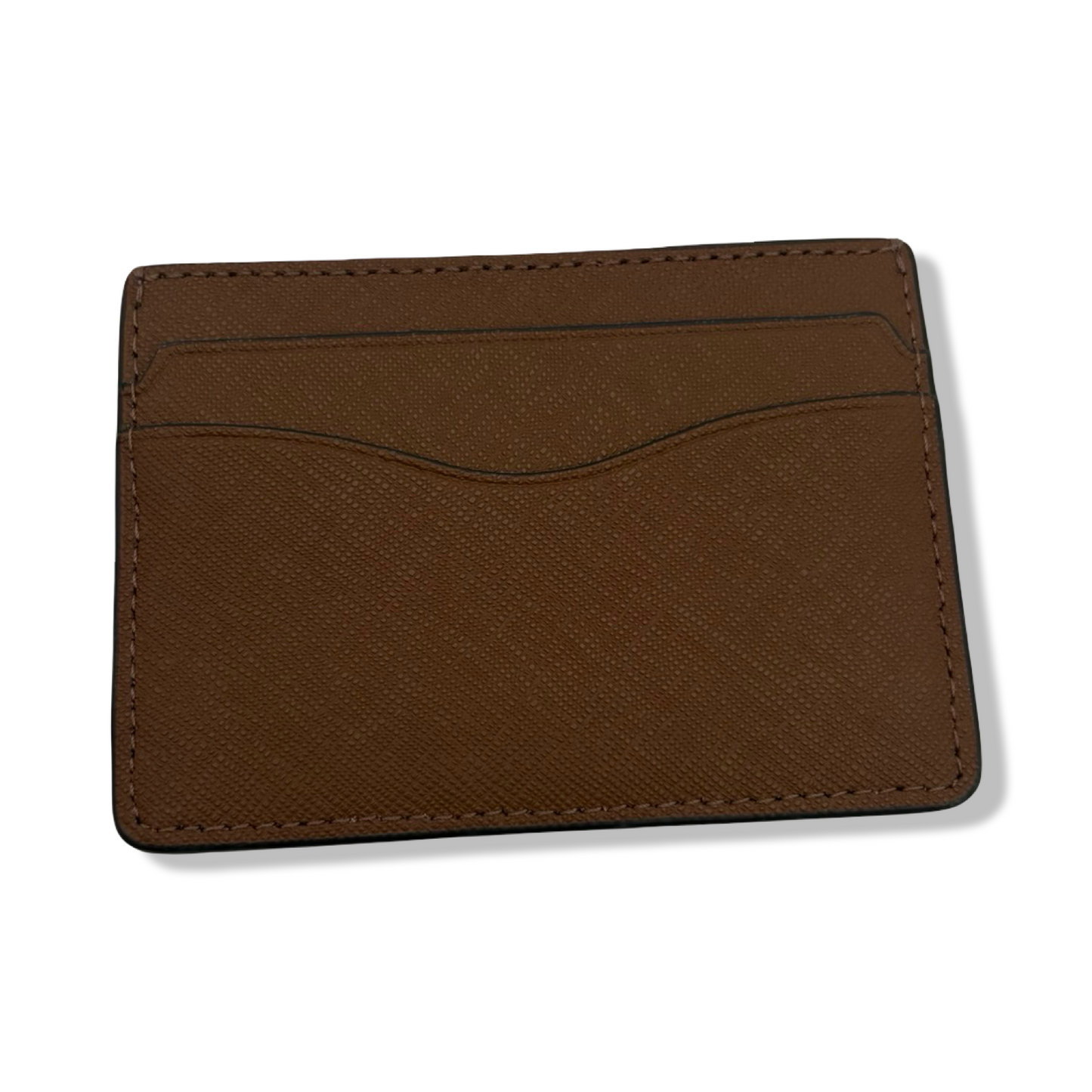 Pre-Owned Tory Burch Emerson Slim Card Case 136101 Moose 909 Brown - B0CB97T938