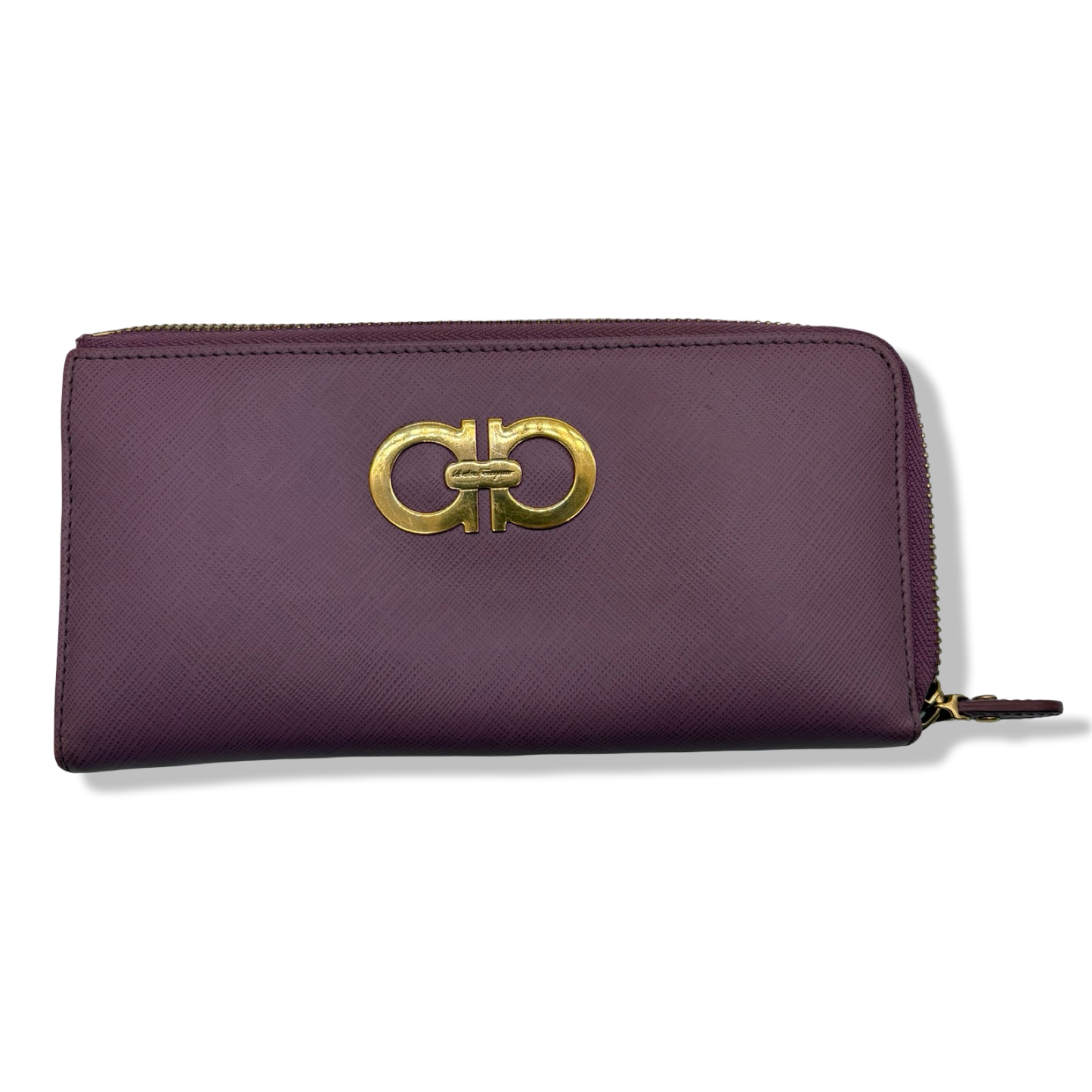 Pre-Owned Salvatore Ferragamo Leather Lilac Wallet - FER1005