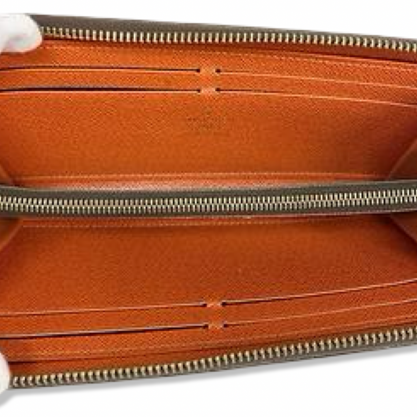 Pre-Owned Louis Vuitton Clemence Wallet Monogram Canvas with Orange Interior - LV2043